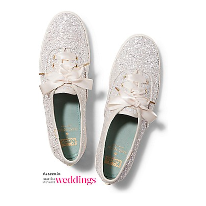 Sparkly white hot sale keds