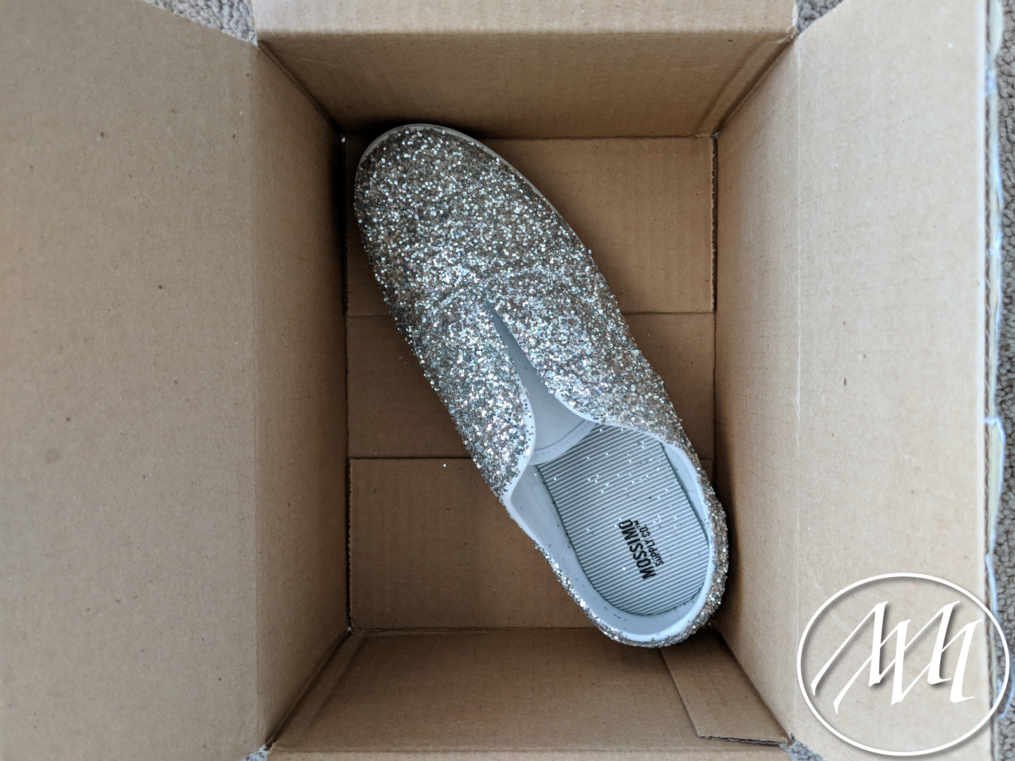 DIY Sparkly Canvas Shoes (Imitation of Kate Spade Keds)