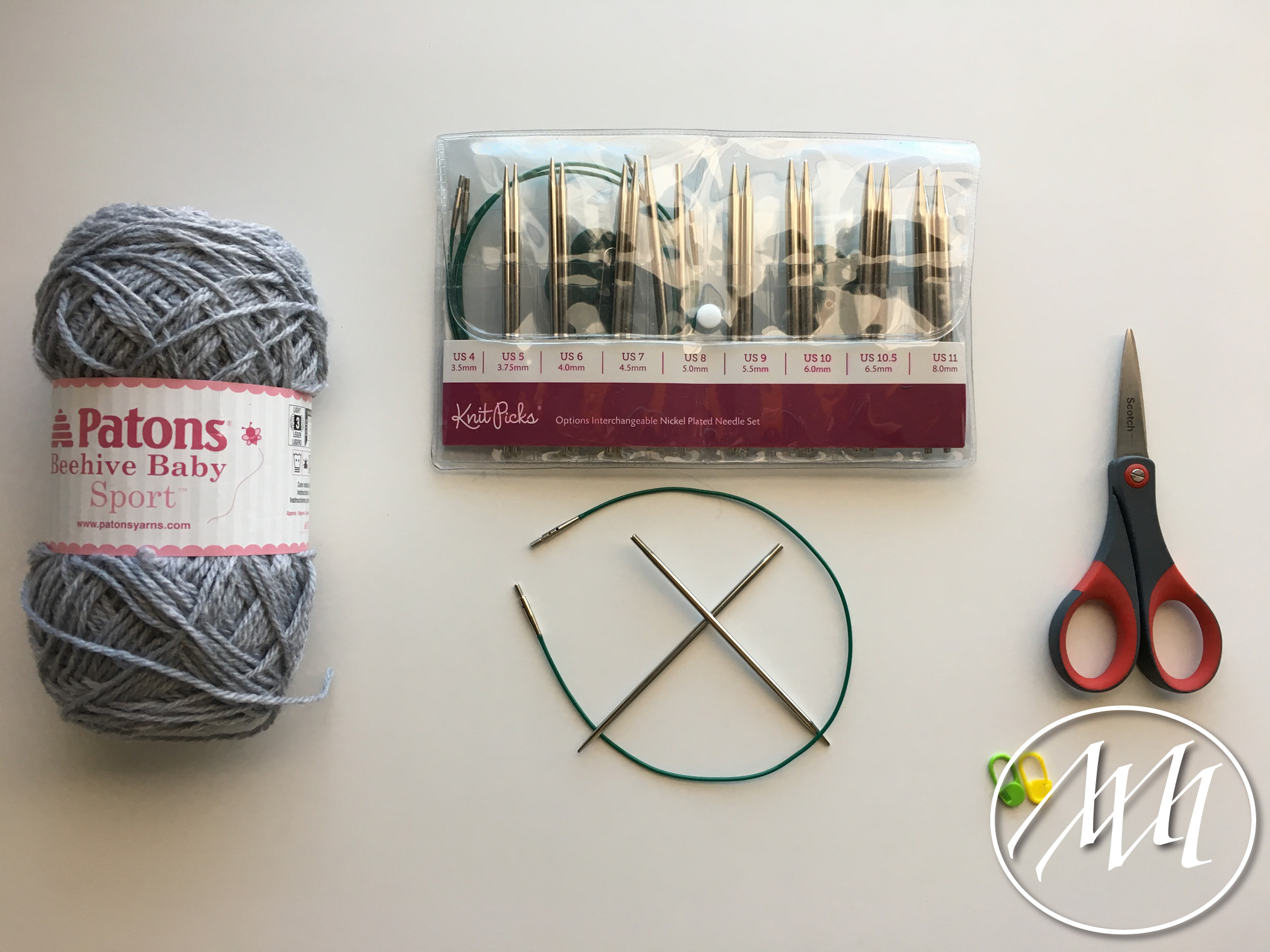 Knitted Yoga Socks using Magic Loop | Michaeli Marler