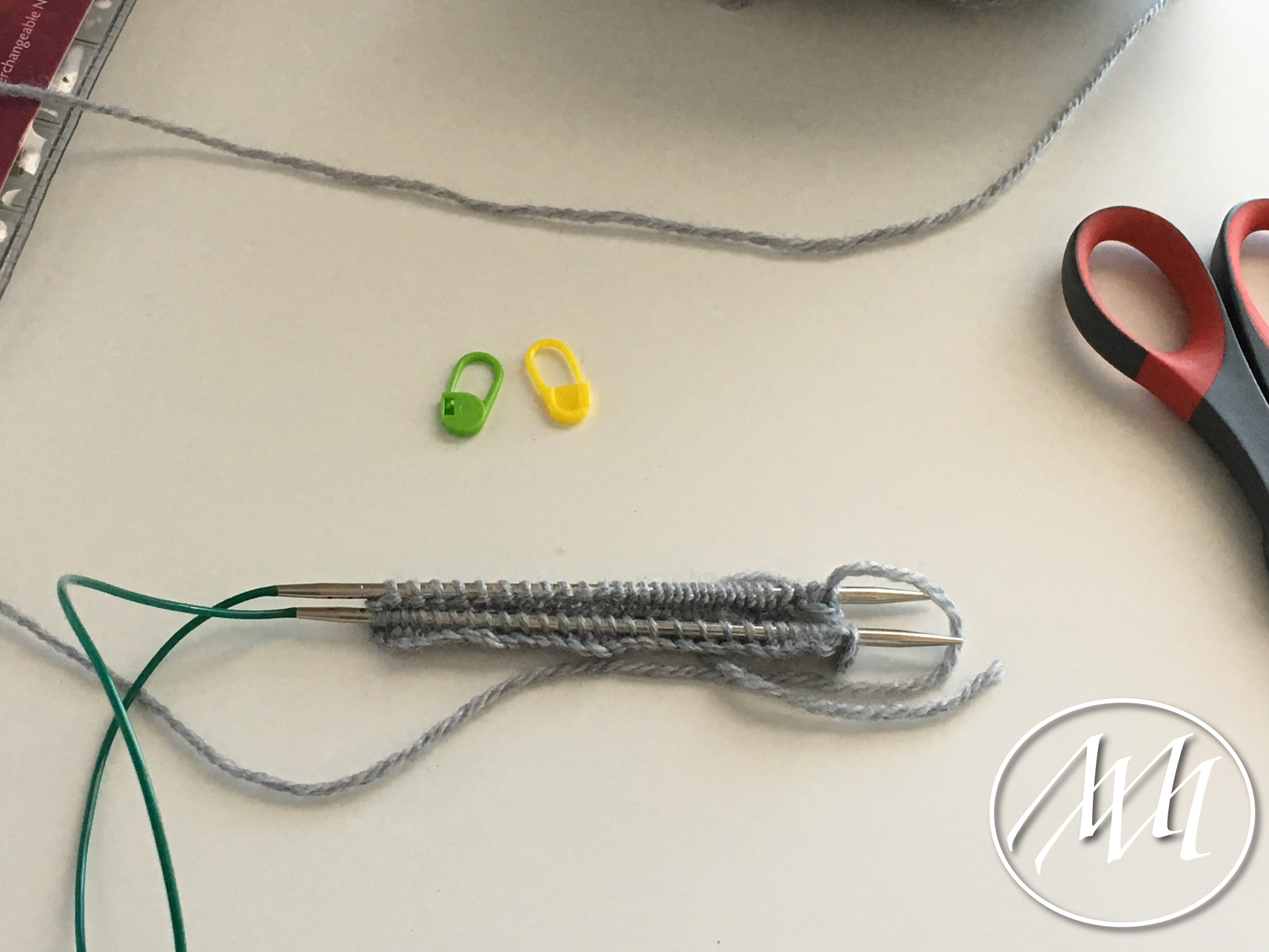 Knitted Yoga Socks using Magic Loop | Michaeli Marler