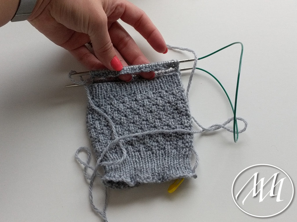 Knitted Yoga Socks using Magic Loop | Michaeli Marler