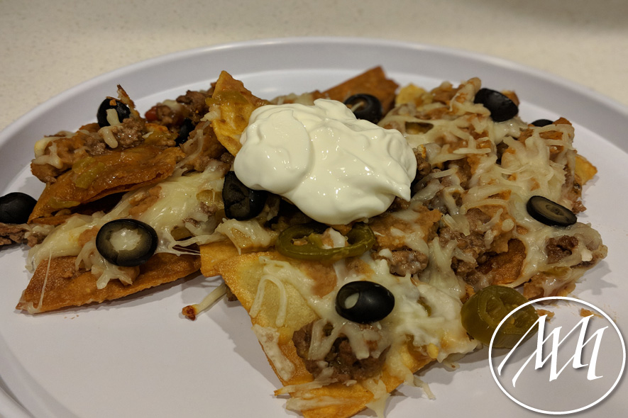 Nachos with Homemade Tortilla Chips