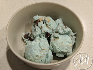 Blue Heath Bar Ice Cream Bowl