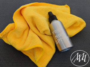 Microfiber towel and spray