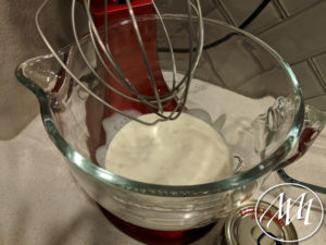 Heavy Whipping Cream and Kitchen Aid Mixer