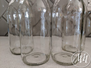 Cleaned glass IBC Bottles