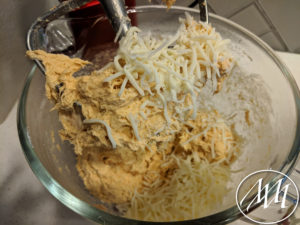 Cheese added to KitchenAid Mixer
