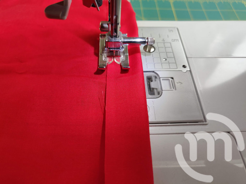 Sewing ribbon pocket
