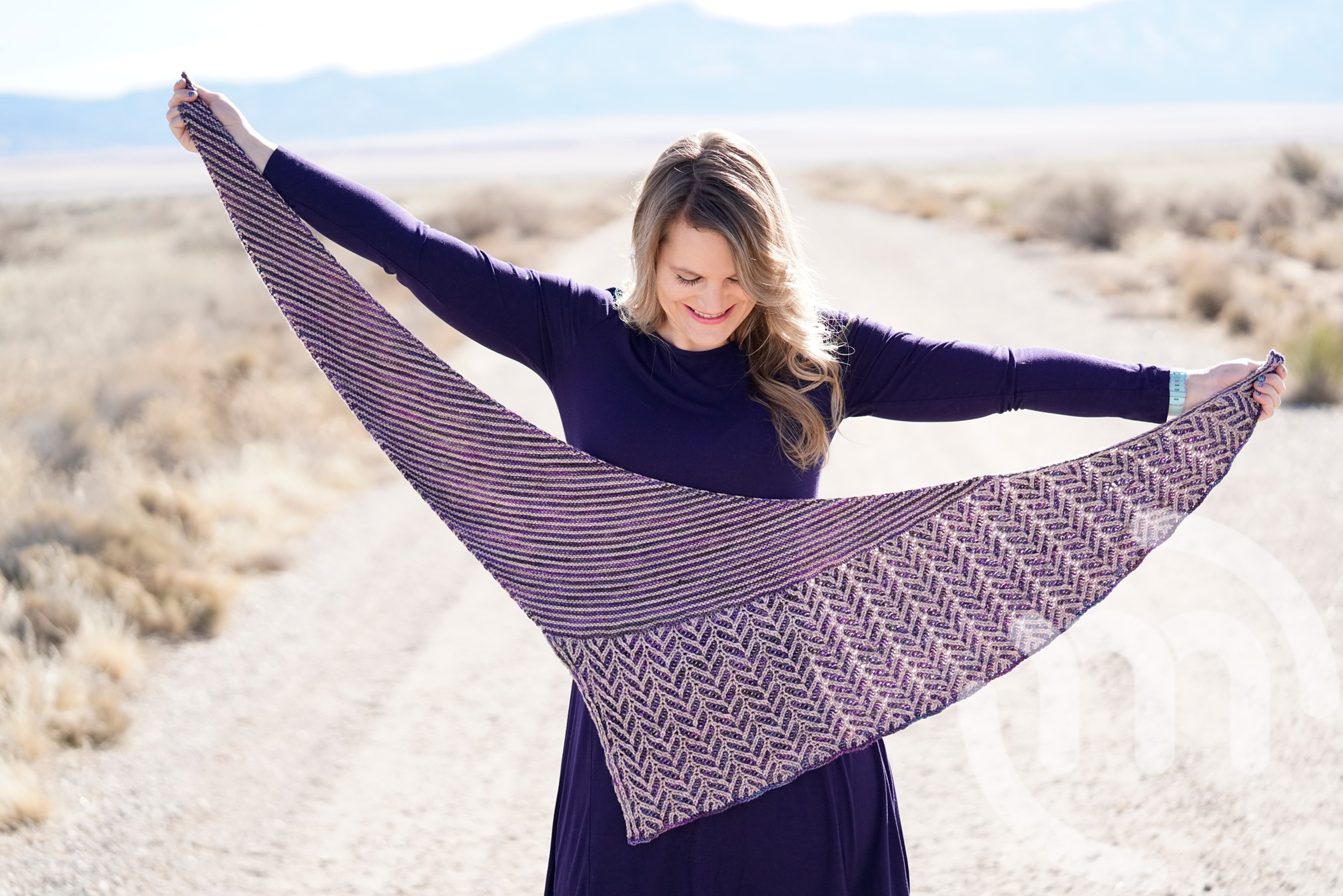 Pattern Review and Reveal: Ramble Shawl | Michaeli Marler