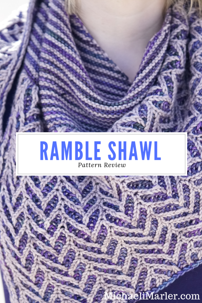 Ramble Shawl Pinterest Graphic 