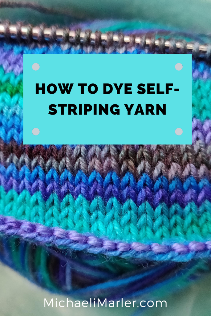 Dye your own yarn – How to dye self-striping yarn at home! – Jo