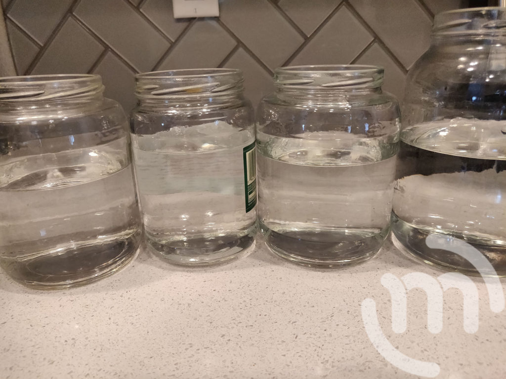 Water in Jars