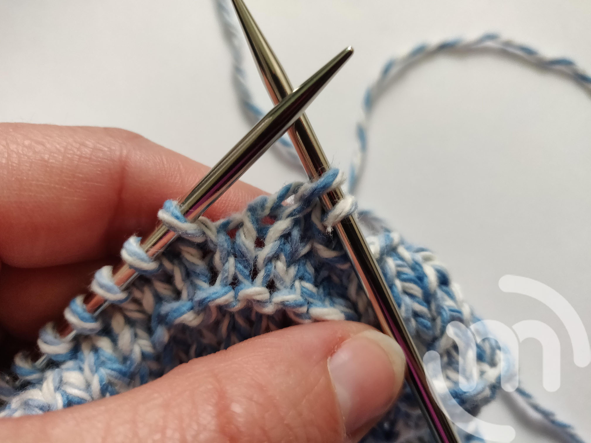 Knitted Textured Washcloth | Michaeli Marler